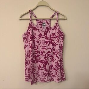 The North Face Pink Floral Women’s Medium Tank Top
